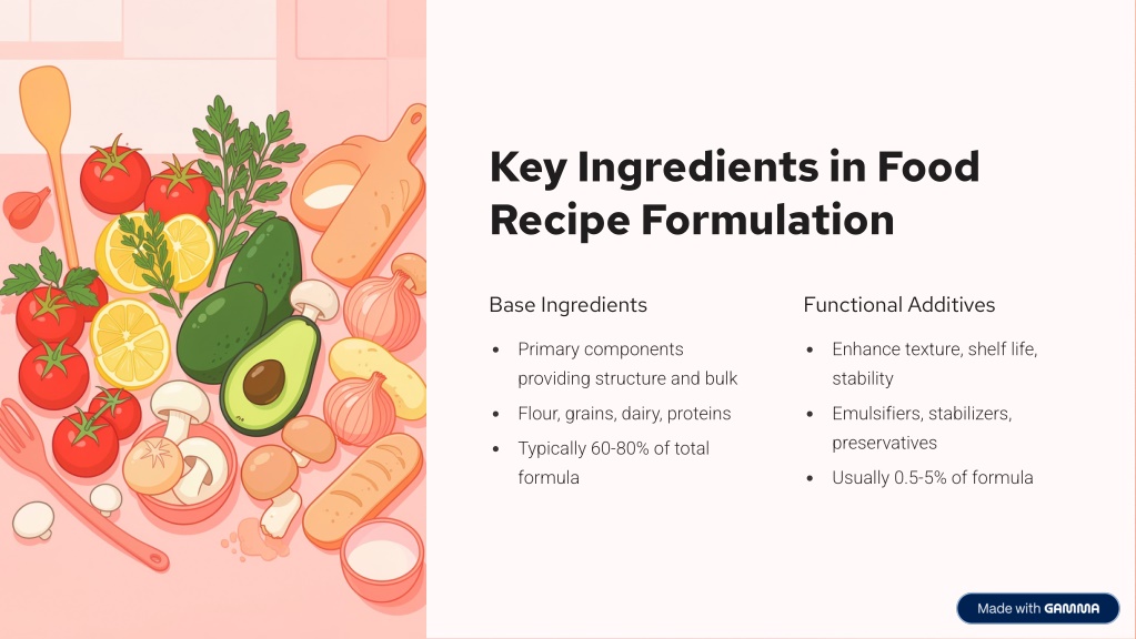 PPT - Food-Recipe-Formulation PowerPoint Presentation, free download ...