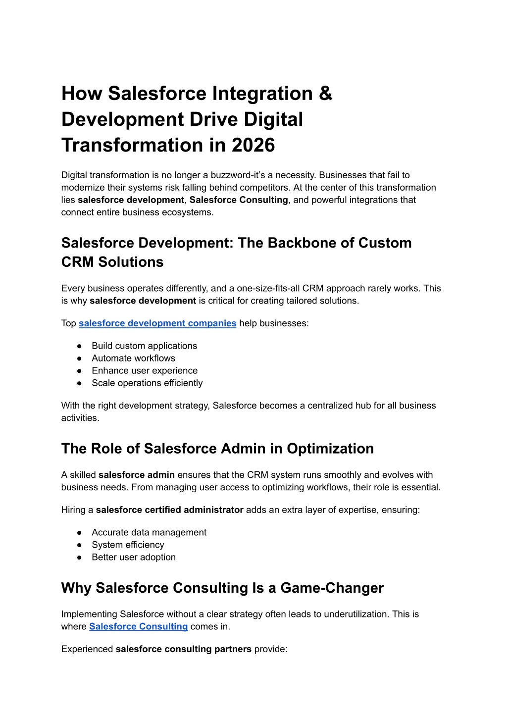 PPT - How Salesforce Integration & Development Drive Digital ...