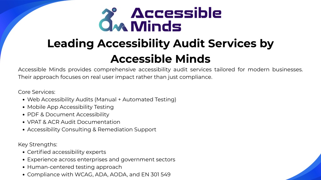 PPT - Top Accessibility Audit Companies In India PowerPoint ...
