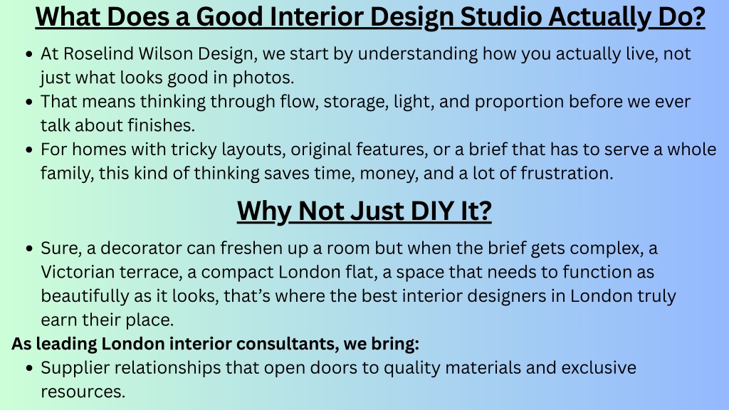PPT - Why the Best Interior Designers in London Are Worth Every Penny ...