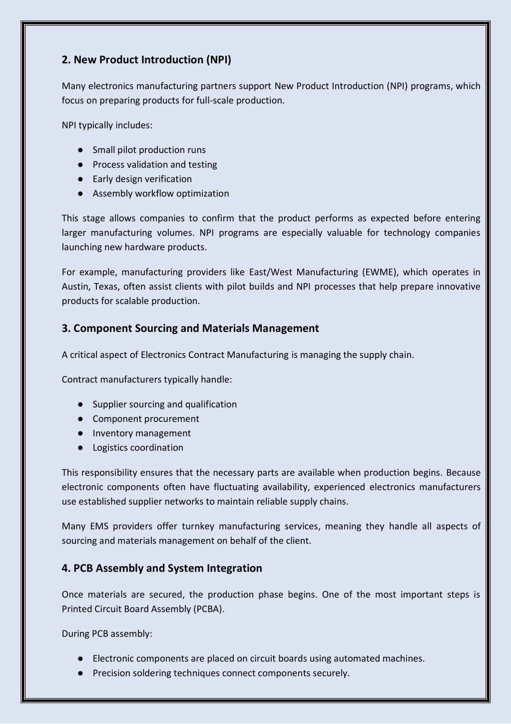 Npi Introduction Process Powerpoint PPT - What Is Electronics Contract Manufacturing? Process, Benefits ...