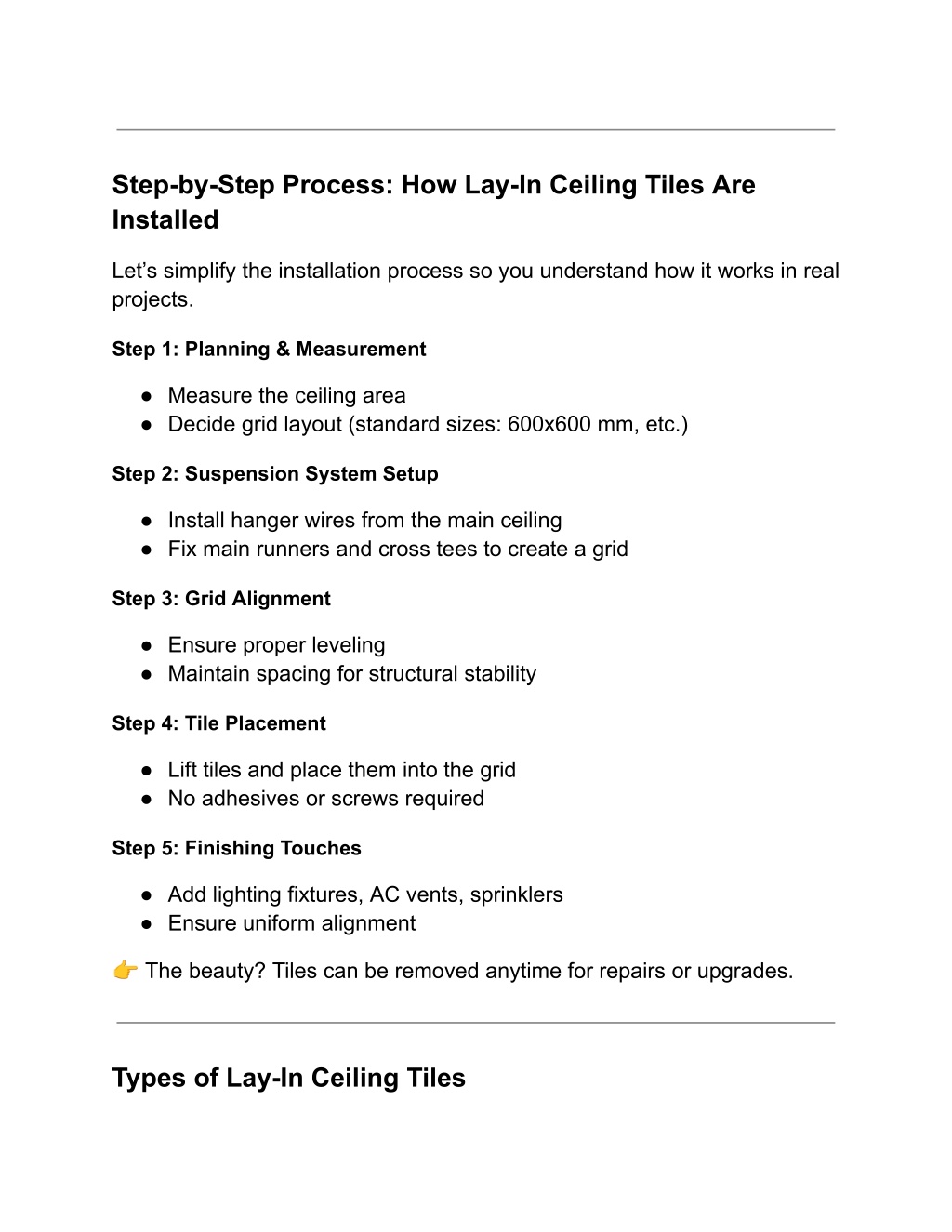 PPT - The Complete Guide to Lay-In Ceiling Tiles for Modern Interiors ...