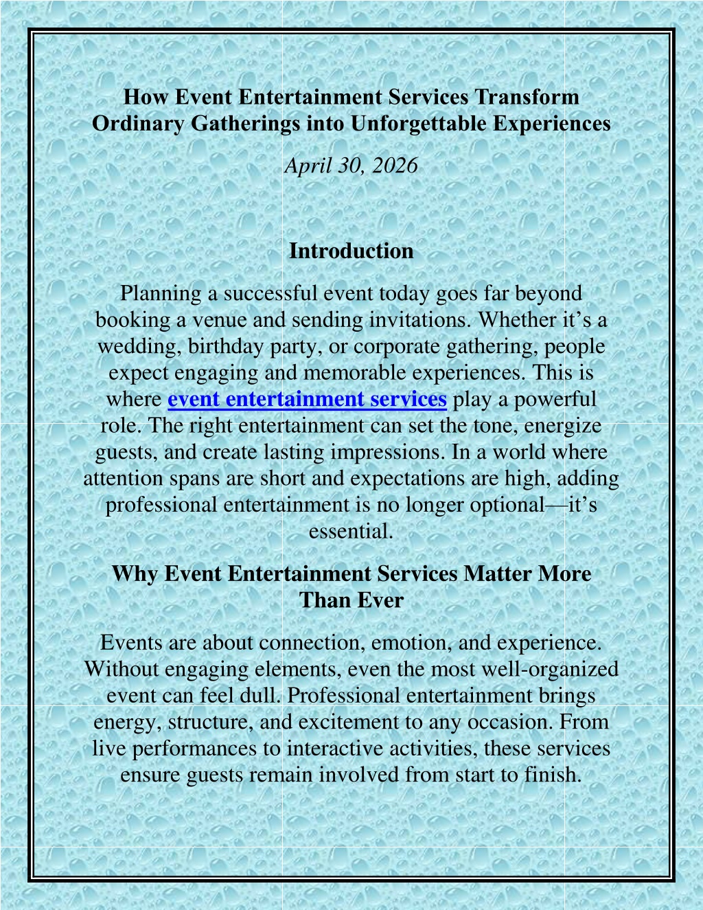 PPT - Party Entertainment Rentals for Events | digisnaps.com PowerPoint ...
