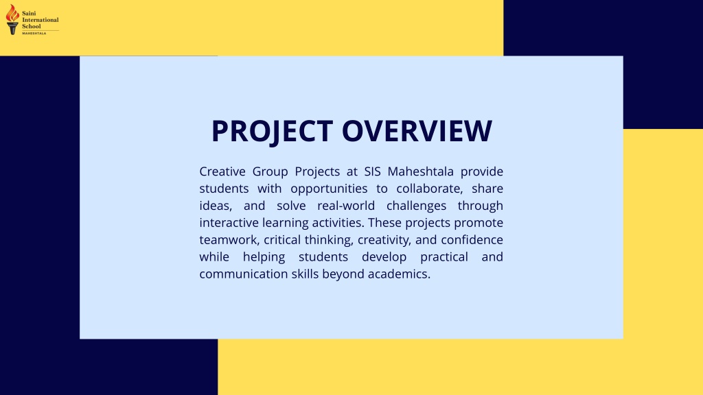 PPT - Creative Group Projects in CBSE Schools – SIS Maheshtala ...