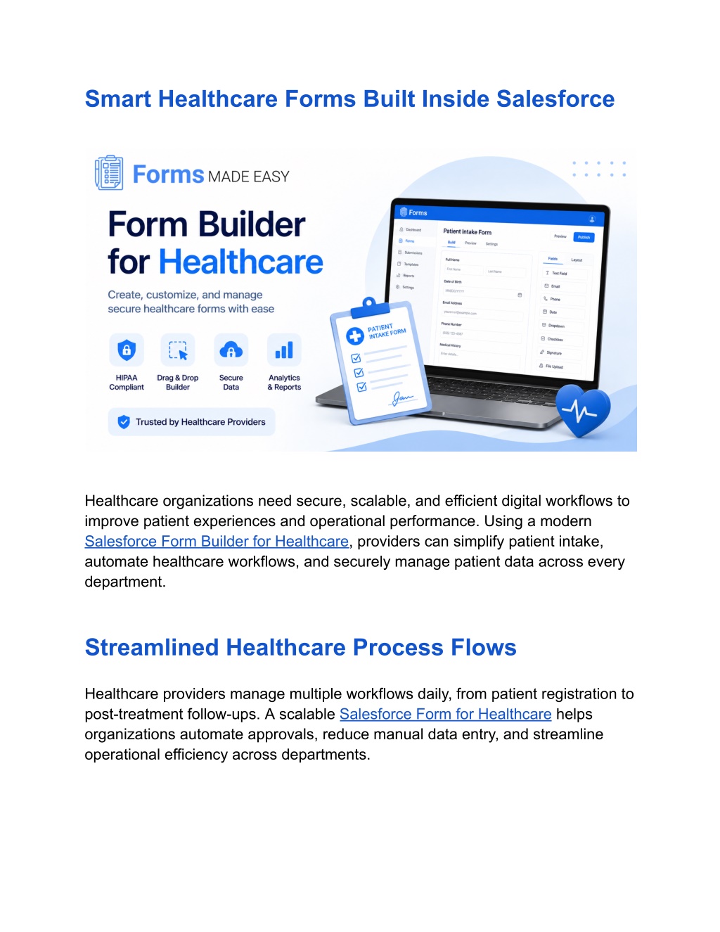 PPT - Salesforce form builder for healthcare PowerPoint Presentation ...