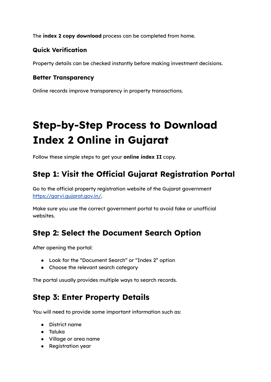 Index 2 PPT - Step-by-Step Process to Download Index 2 Online in Gujarat ...