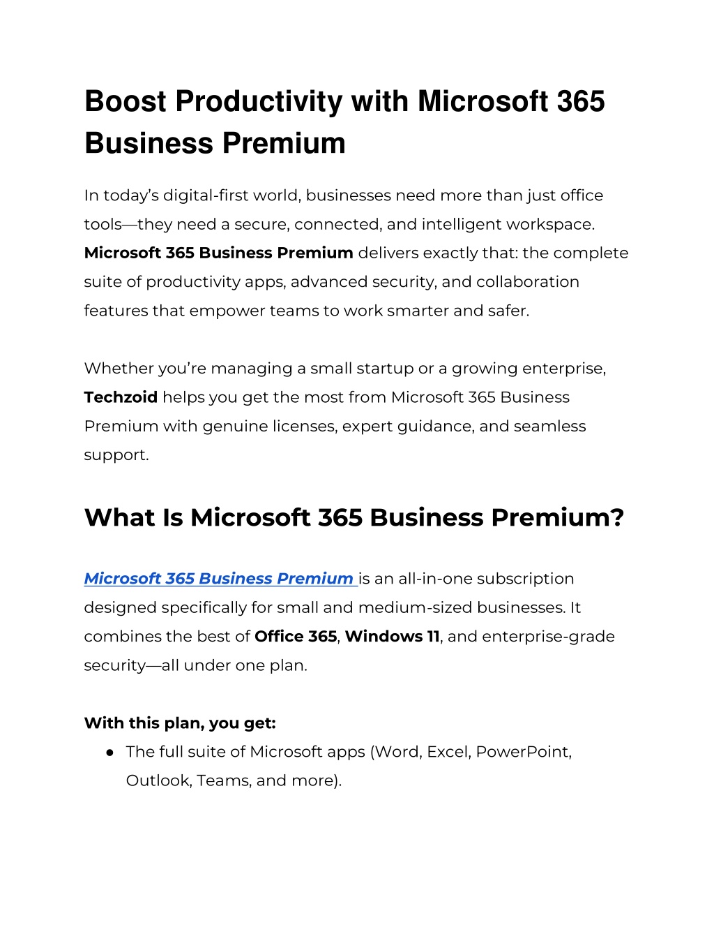 PPT - Boost Productivity with Microsoft 365 Business Premium (1 ...