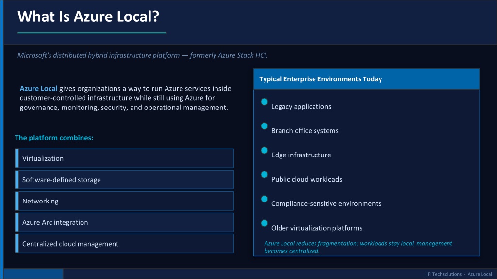 PPT - Azure Local A Practical Approach Hybrid Infrastructure ...