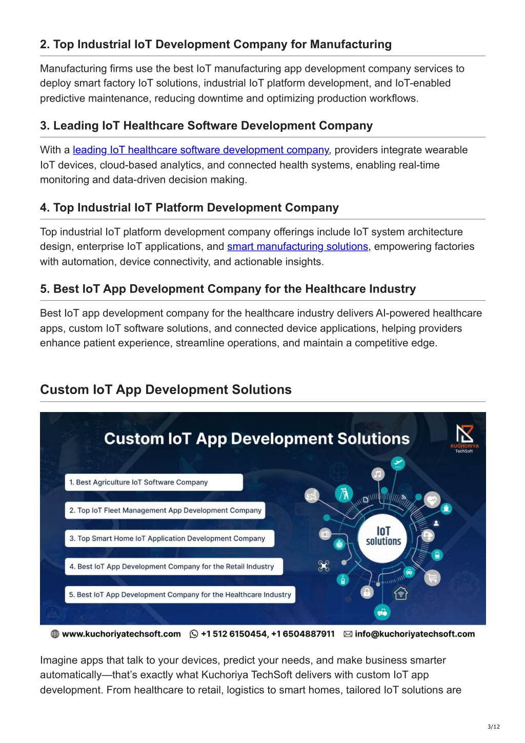 PPT - Top IoT App Development Services Businesses Need in 2026 ...