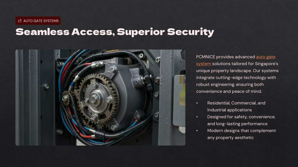 PPT - PCMNICE-Smart-and-Secure-Auto-Gate-Solutions-in-Singapore ...