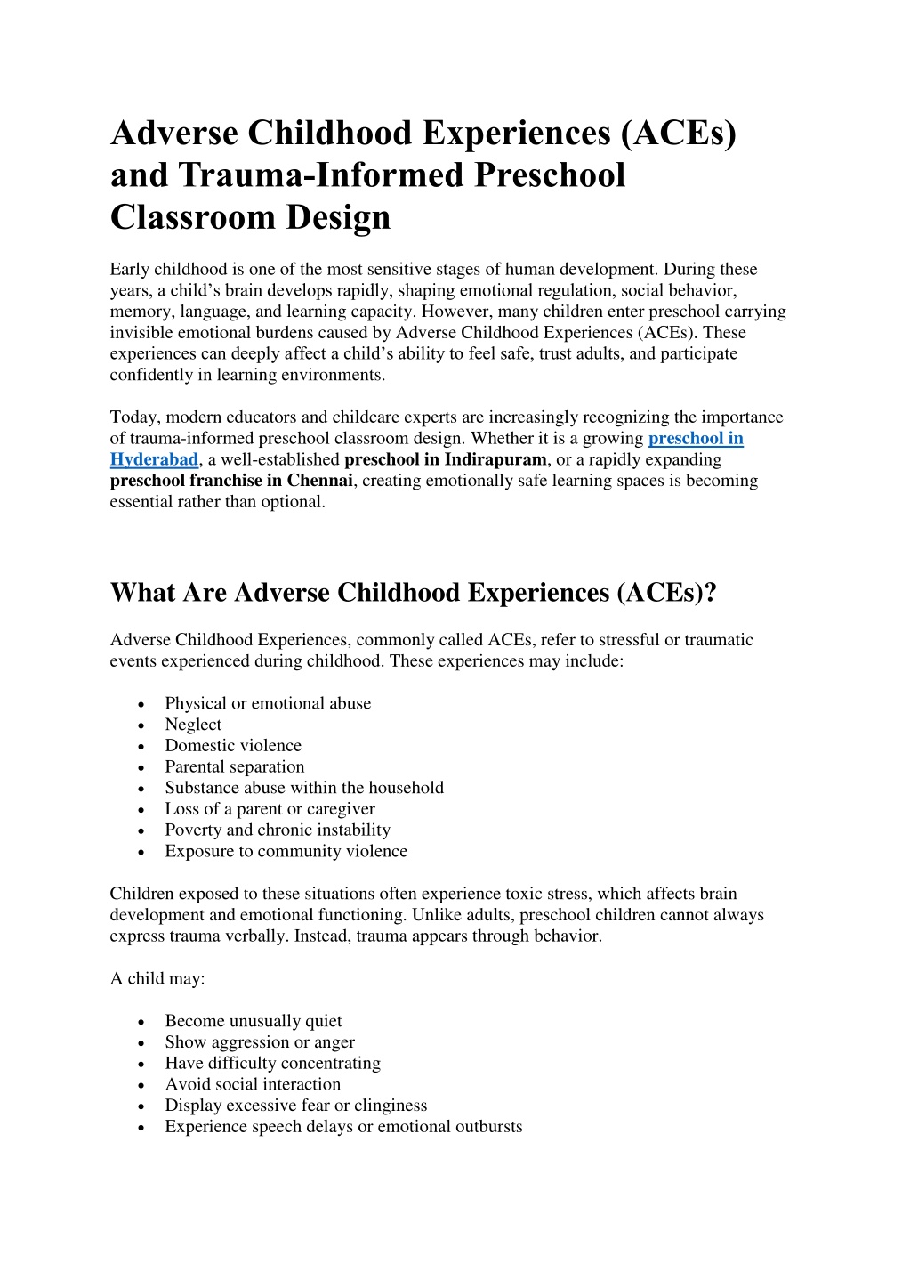 PPT - Adverse Childhood Experiences (ACEs) and Trauma-Informed ...