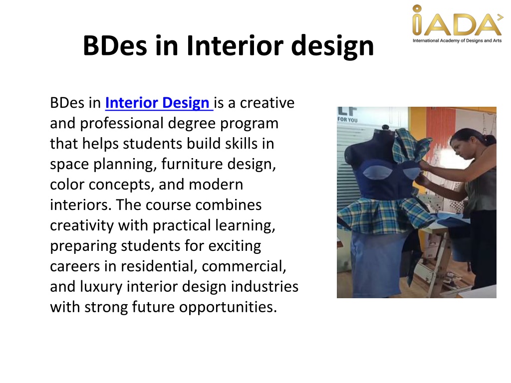 PPT - Fashion Designing Course | B.Des in Fashion Design & Interior ...