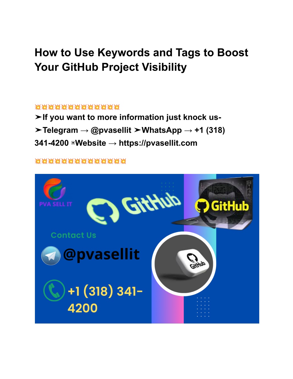 PPT - How to Use Keywords and Tags to Boost Your GitHub Project ...