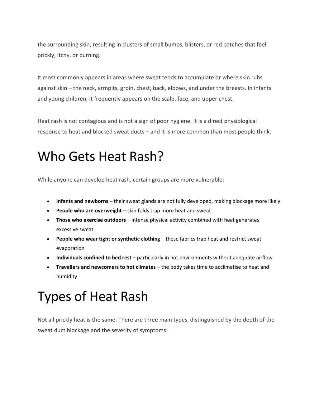PPT - How to Prevent Heat Rash in Summer | Symptoms & Remedies Guide ...