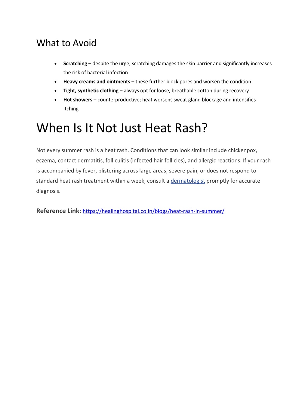 Avoids Rash PPT - How to Prevent Heat Rash in Summer | Symptoms & Remedies Guide ...