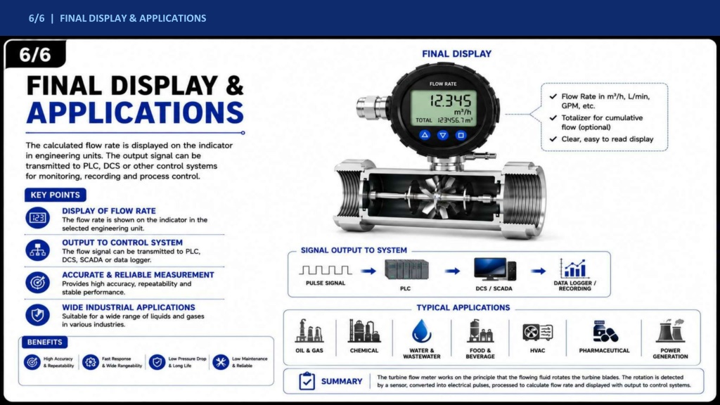 PPT - Turbine Flow Meter Working Principle Presentation PowerPoint ...