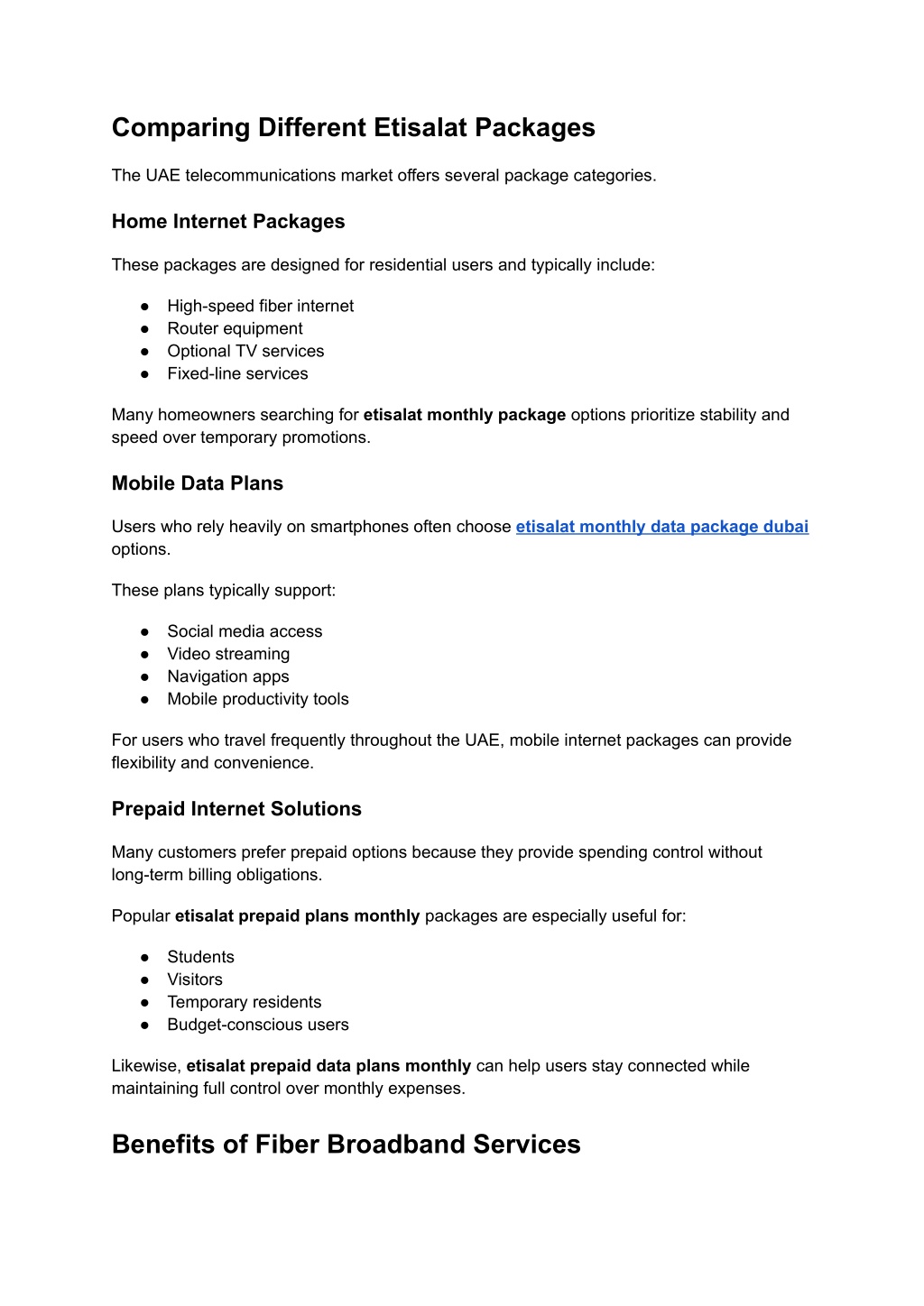 PPT - Affordable Etisalat Monthly Internet Packages Dubai & UAE ...