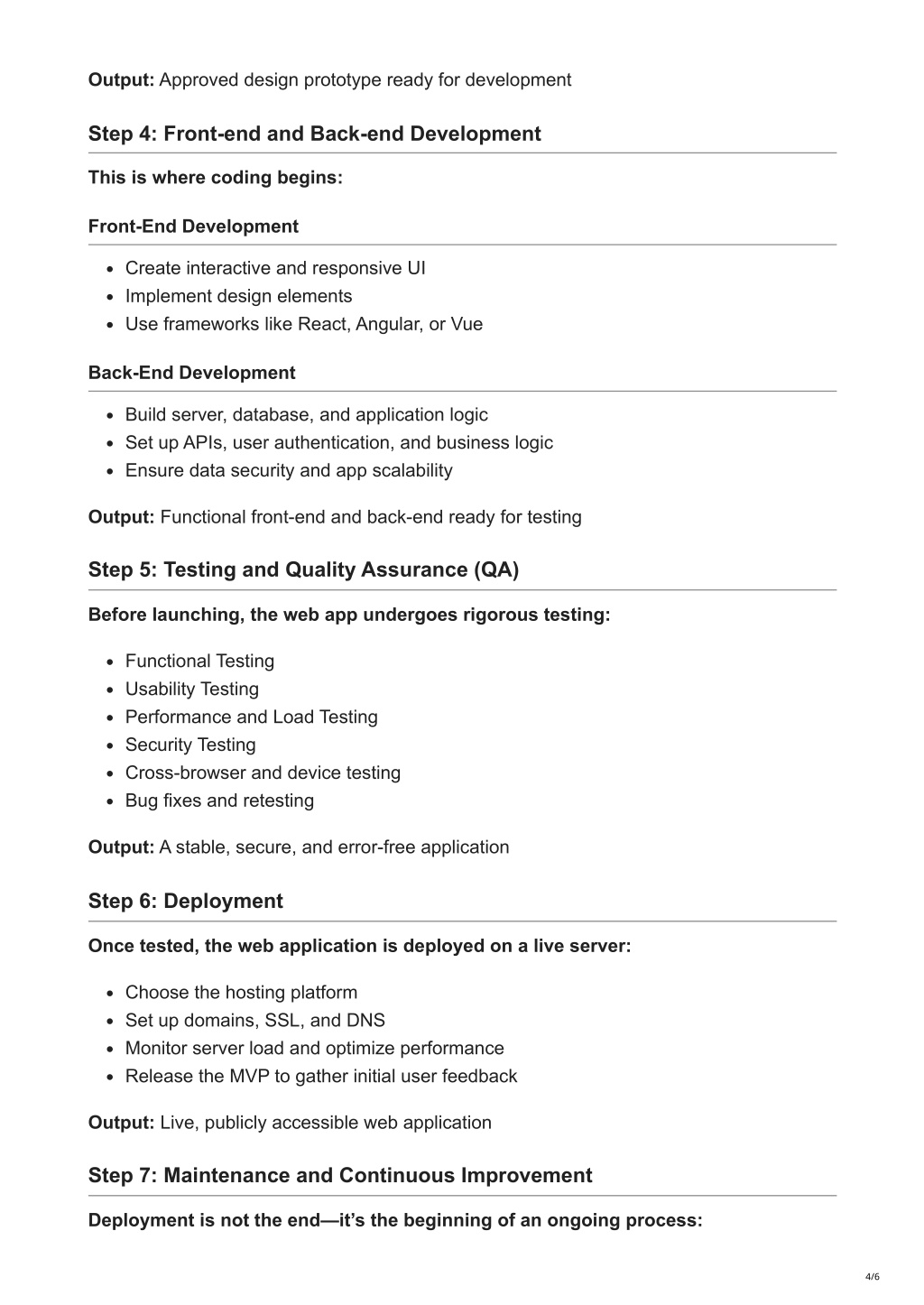 Ready For Development PPT - Step-by-Step Guide for Web Application Development with an ...