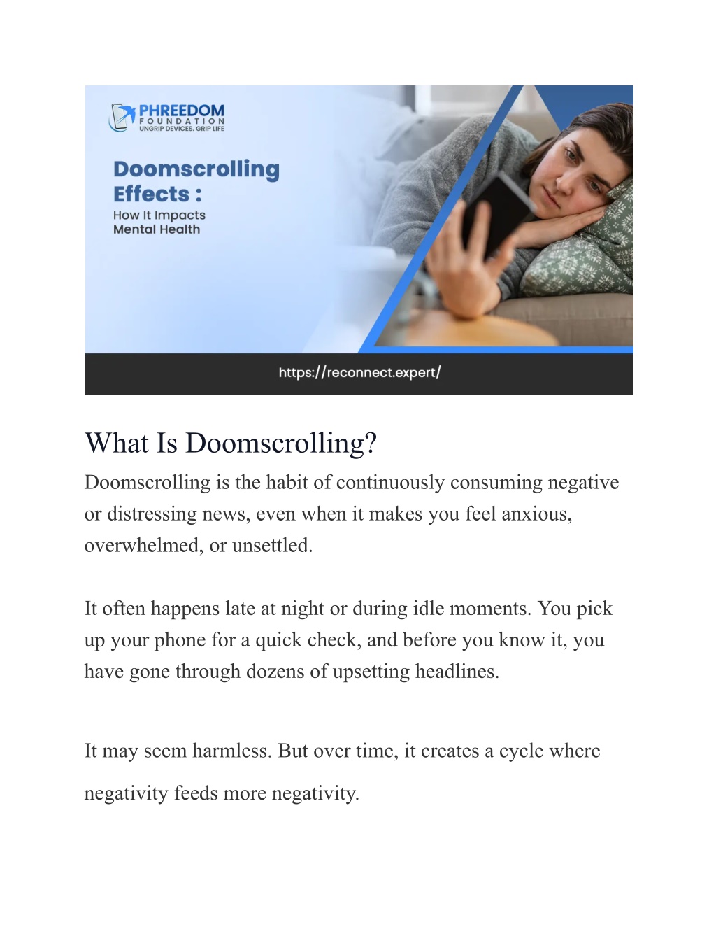 PPT - Doomscrolling Effects: How It Impacts Mental Health PowerPoint ...