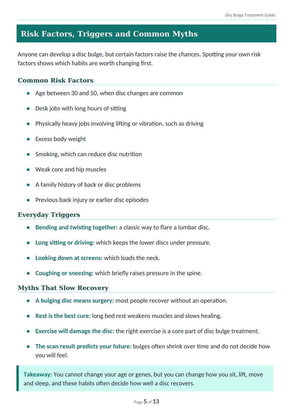 Powerpoint About Daily Routine PPT - disc bulge treatment PowerPoint Presentation, free download - ID ...