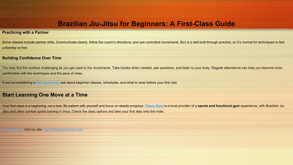 PPT - Brazilian Jiu-Jitsu for Beginners A First-Class Guide PowerPoint ...