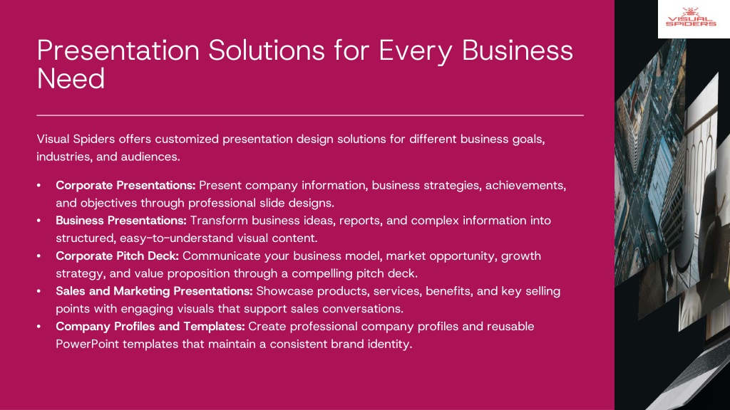 PPT - Powerpoint Design Service - Visual Spiders PowerPoint ...